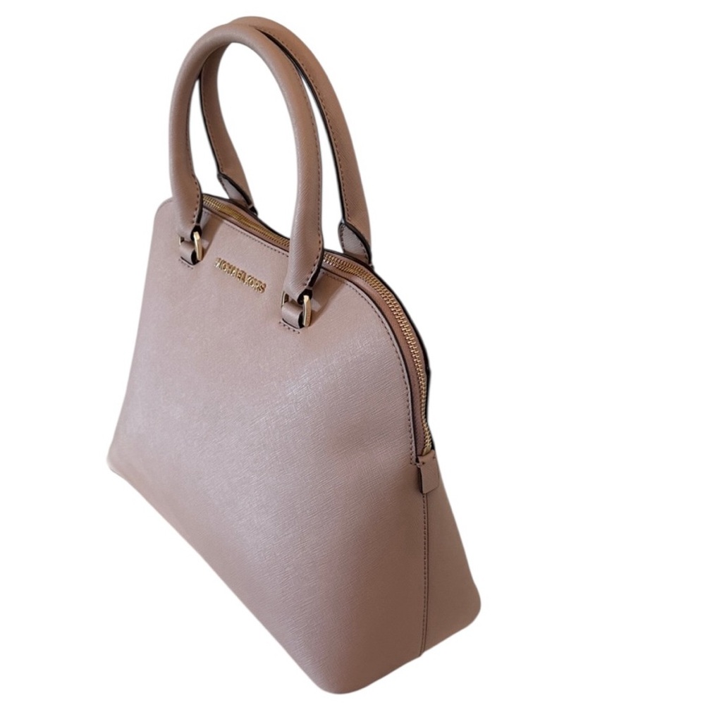 Expires in five hours Michael Kors Tan -Pink Satchel - Picture 3 of 14